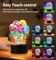 Diamond Painting Night Light – DIY Desktop Ornament Kit for Adults, Flower Design Tabletop Touch Lamp, Diamond Art Decor for Bedroom & Living Room, Beginner-Friendly